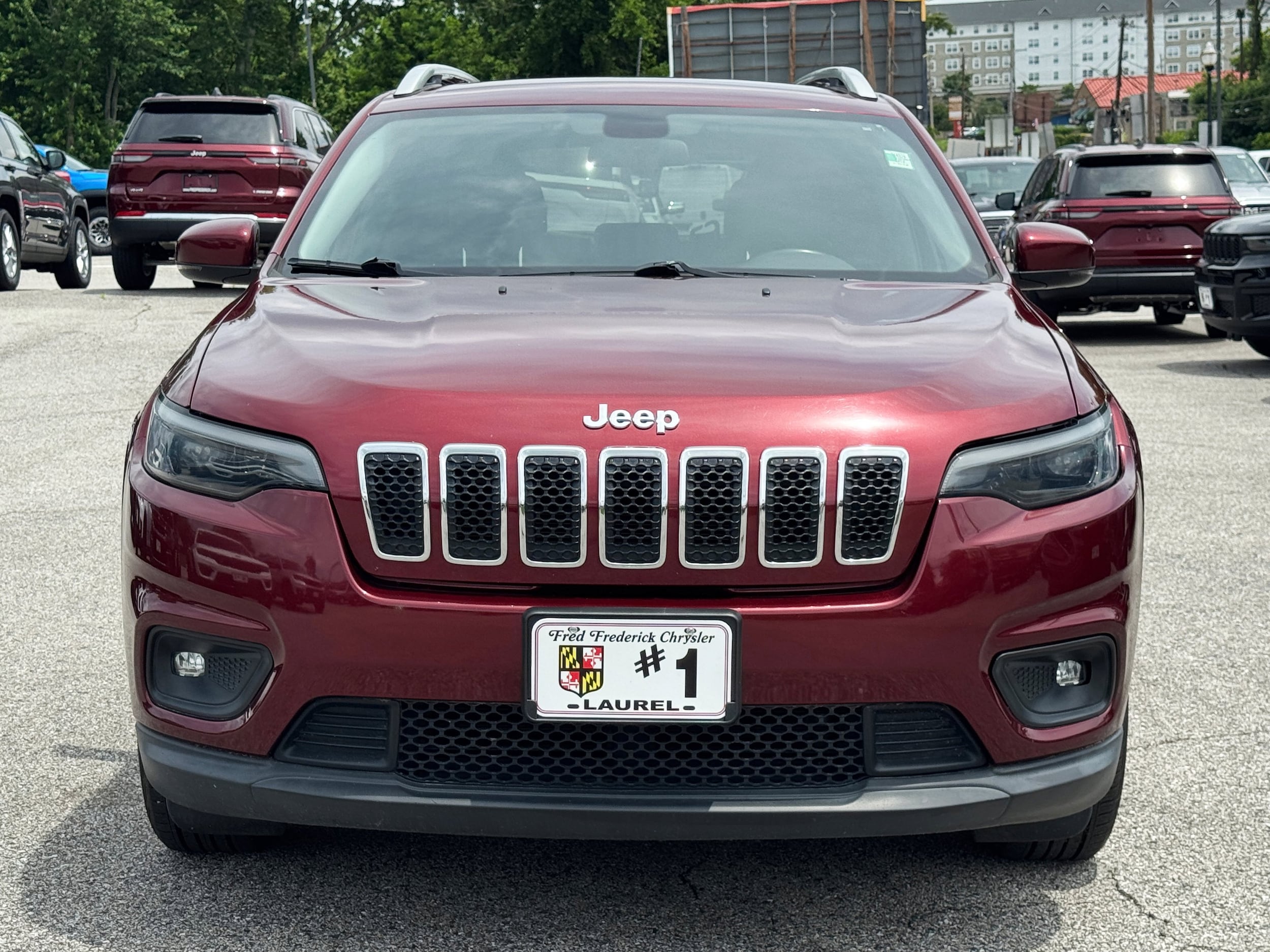 Used 2019 Jeep Cherokee Latitude Plus with VIN 1C4PJLLB6KD316542 for sale in Laurel, MD