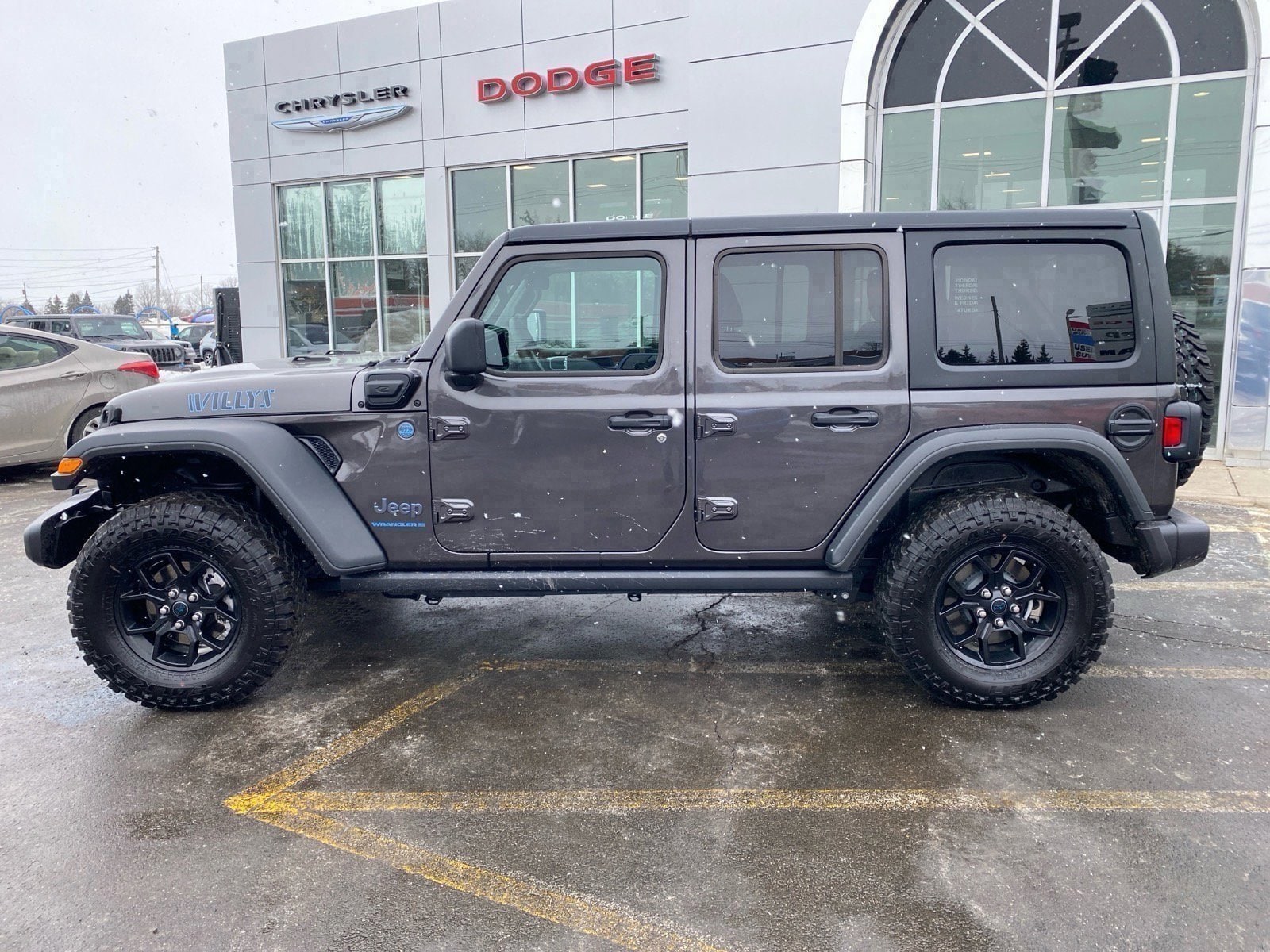 Used 2025 Jeep Wrangler 4xe Willys 4XE with VIN 1C4RJXN67SW584567 for sale in Fredonia, NY