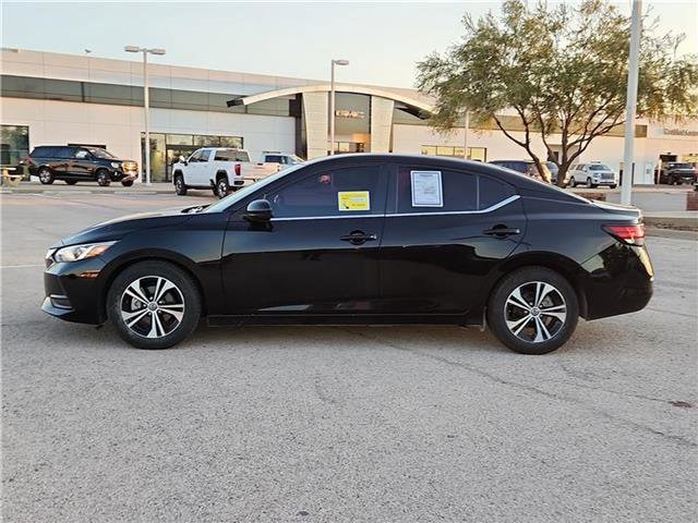 Used 2022 Nissan Sentra SV with VIN 3N1AB8CV9NY308871 for sale in Odessa, TX