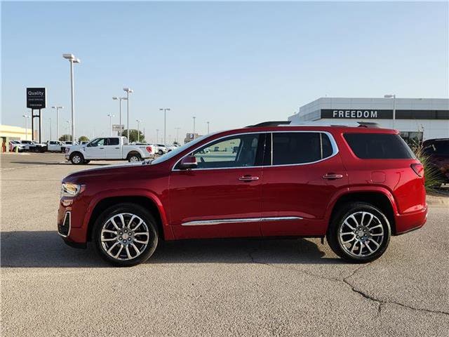 Used 2023 GMC Acadia Denali with VIN 1GKKNPLS7PZ212386 for sale in Odessa, TX