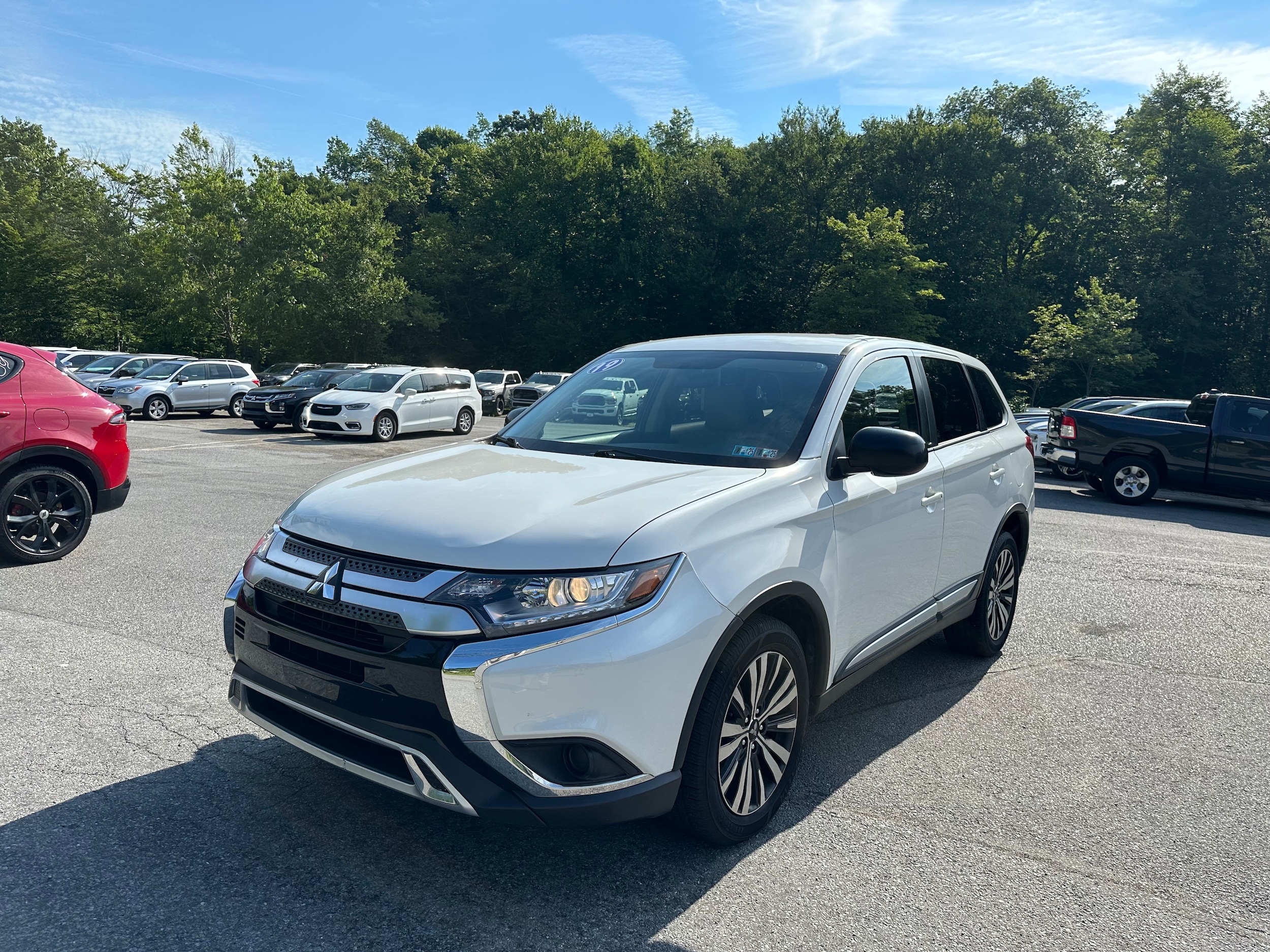 Used 2019 Mitsubishi Outlander ES with VIN JA4AZ3A37KZ047717 for sale in Northern Cambria, PA