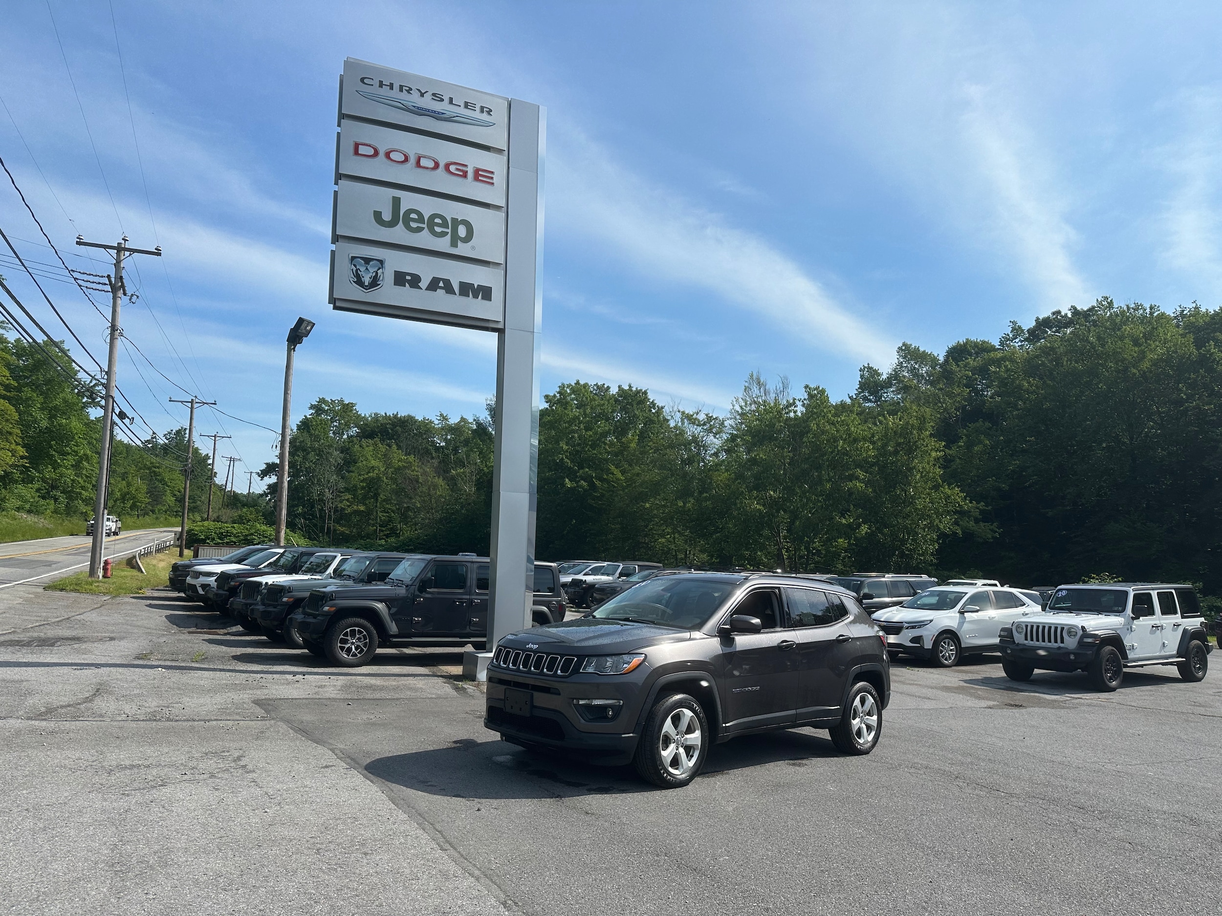 Used 2021 Jeep Compass Latitude with VIN 3C4NJDBB5MT562039 for sale in Northern Cambria, PA