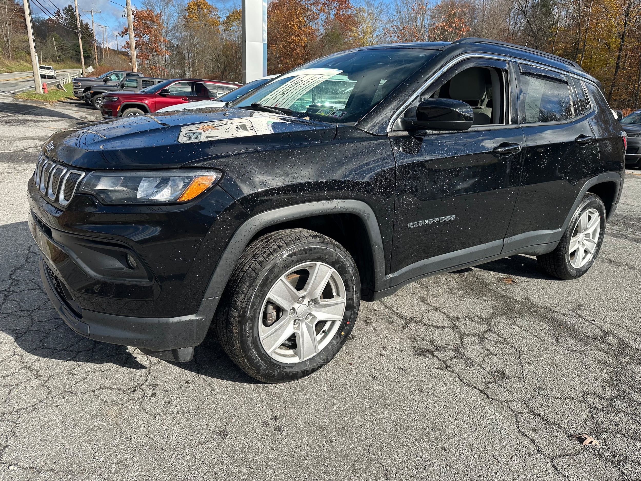 Used 2022 Jeep Compass Latitude with VIN 3C4NJDBB2NT140263 for sale in Northern Cambria, PA