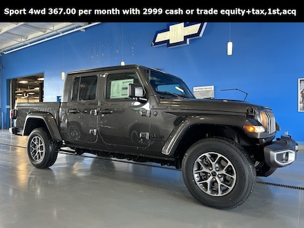 Featured New 2025 Jeep Gladiator SPORT S 4X4 Pickup for sale in Bluffton, IN
