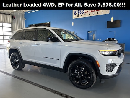 Featured New 2025 Jeep Grand Cherokee ALTITUDE X 4X4 Sport Utility for sale in Bluffton, IN