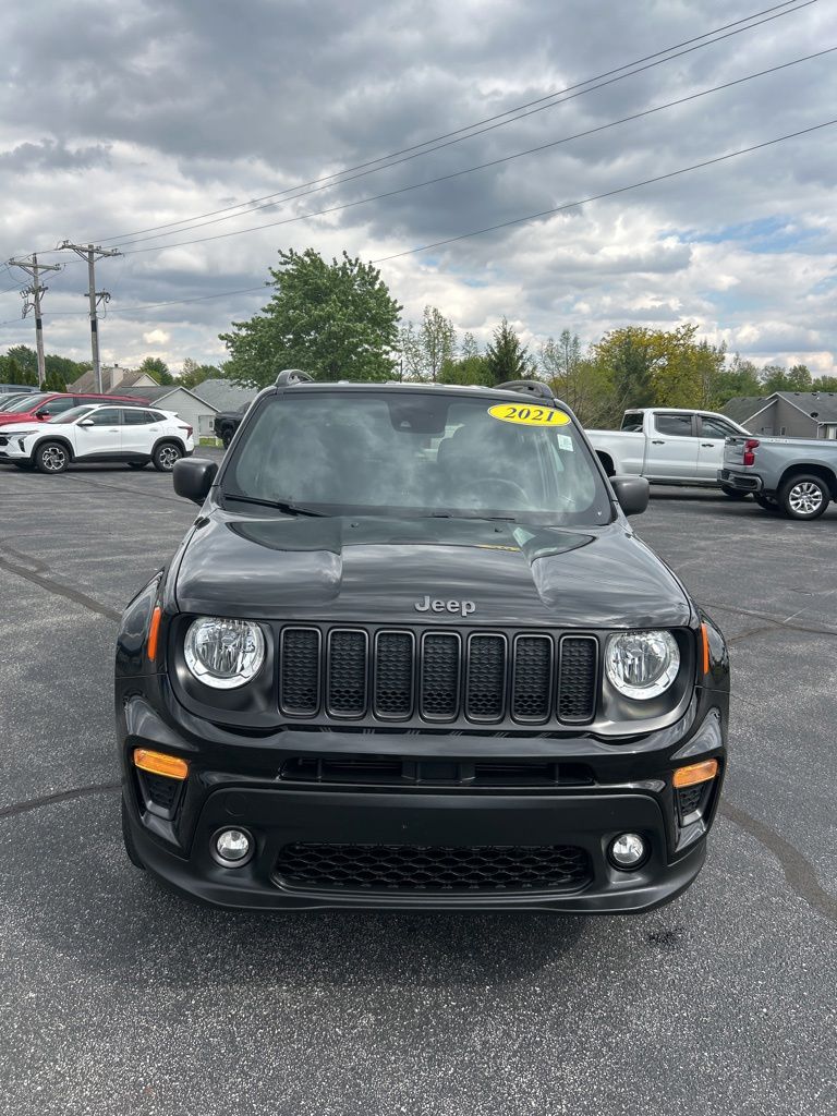 Used 2021 Jeep Renegade 80TH Edition with VIN ZACNJDBB6MPN33525 for sale in Bluffton, IN