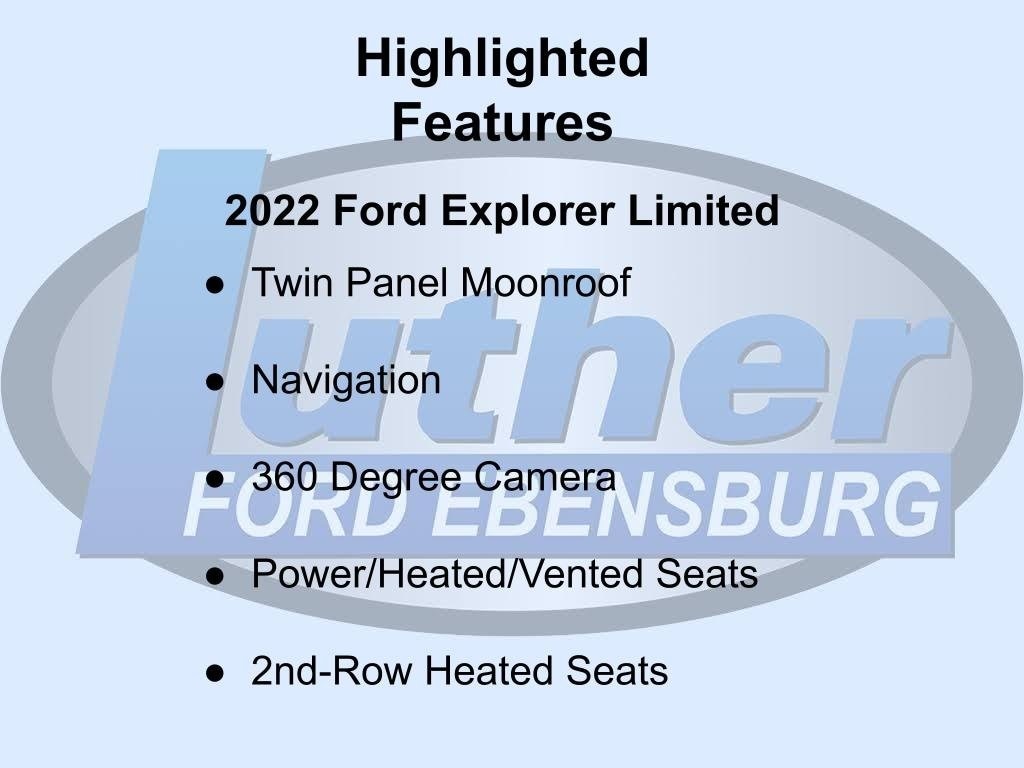Used 2022 Ford Explorer Limited SUV