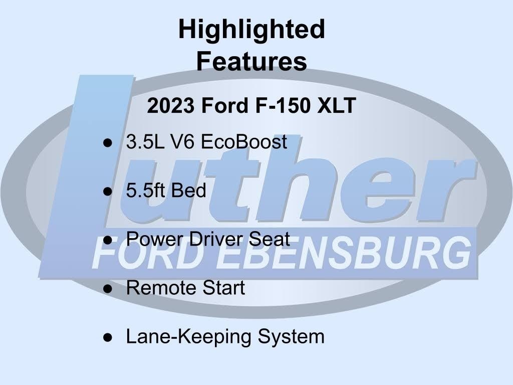 Used 2023 Ford F-150 XLT Truck SuperCrew Cab