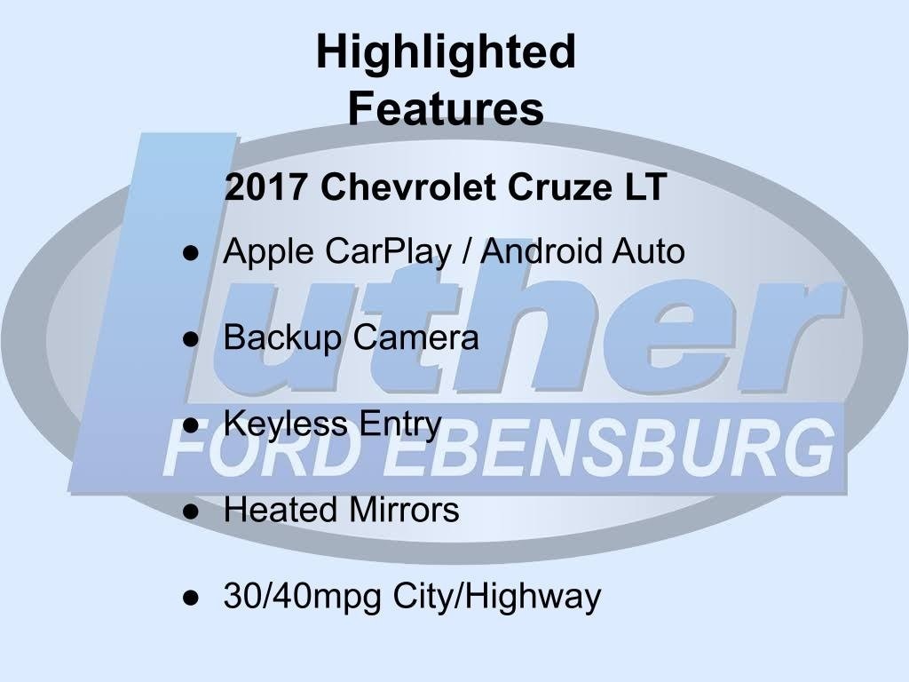 Used 2017 Chevrolet Cruze LT Sedan