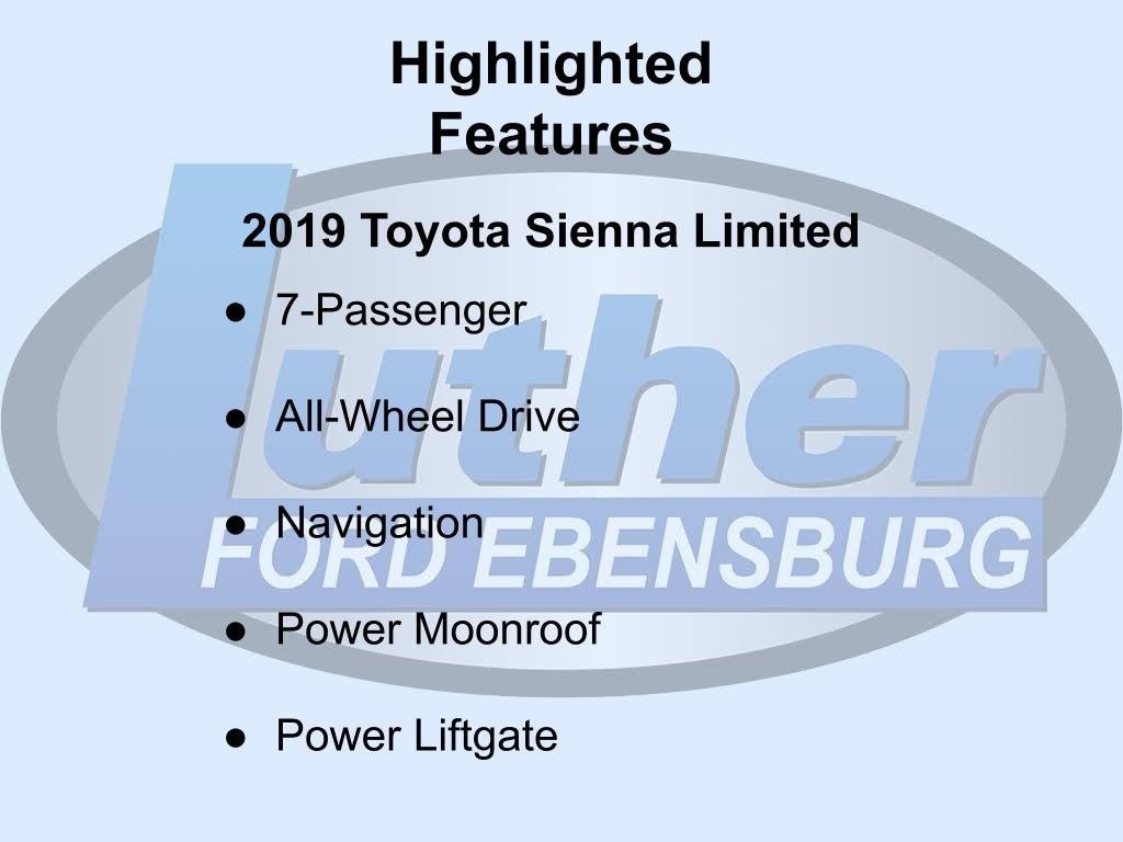 Used 2019 Toyota Sienna Limited Van