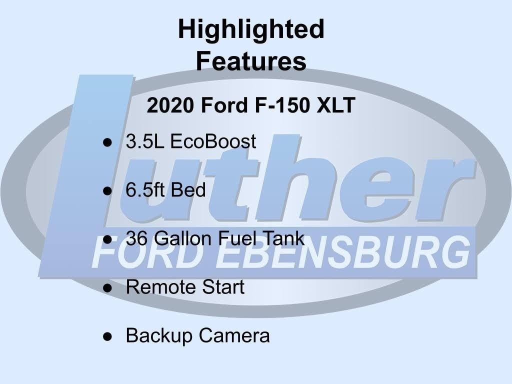 Used 2020 Ford F-150 XLT Truck SuperCrew Cab