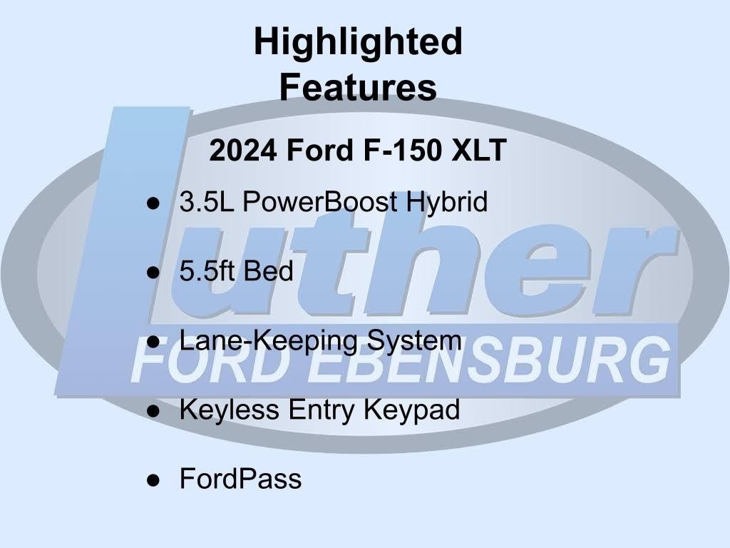 Used 2024 Ford F-150 XLT Truck SuperCrew Cab