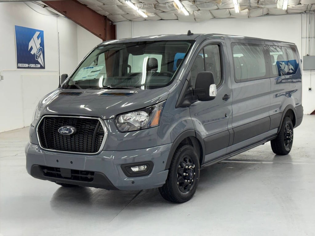 New 2025 Ford Transit 350 XLT AWD 3dr LWB Low Roof Passenger Van Full-Size