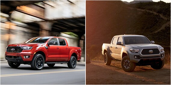 2020 Ford Ranger Vs Toyota Tacoma Riverside Ford