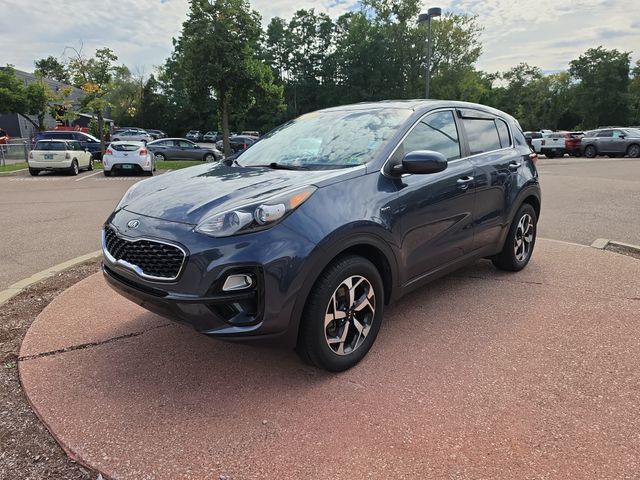 Pacific Blue 2021 Kia Sportage SUV / Crossover All-Wheel Drive 6-Speed Automatic Overdrive