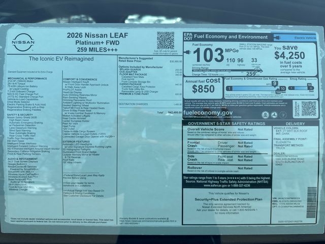 2026 Nissan LEAF Platinum+ - Photo 8