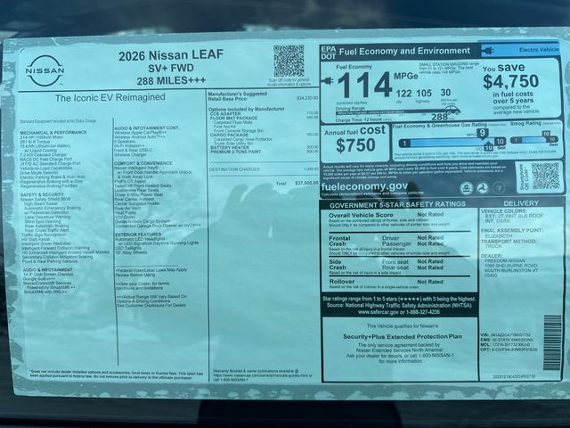 2026 Nissan LEAF SV+ - Photo 7