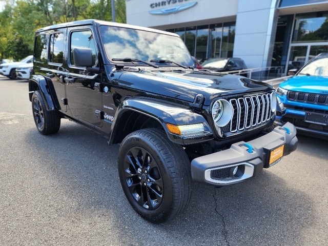 Used 2024 Jeep Wrangler 4xe Sahara 4XE with VIN 1C4RJXP63RW208116 for sale in Freehold, NJ