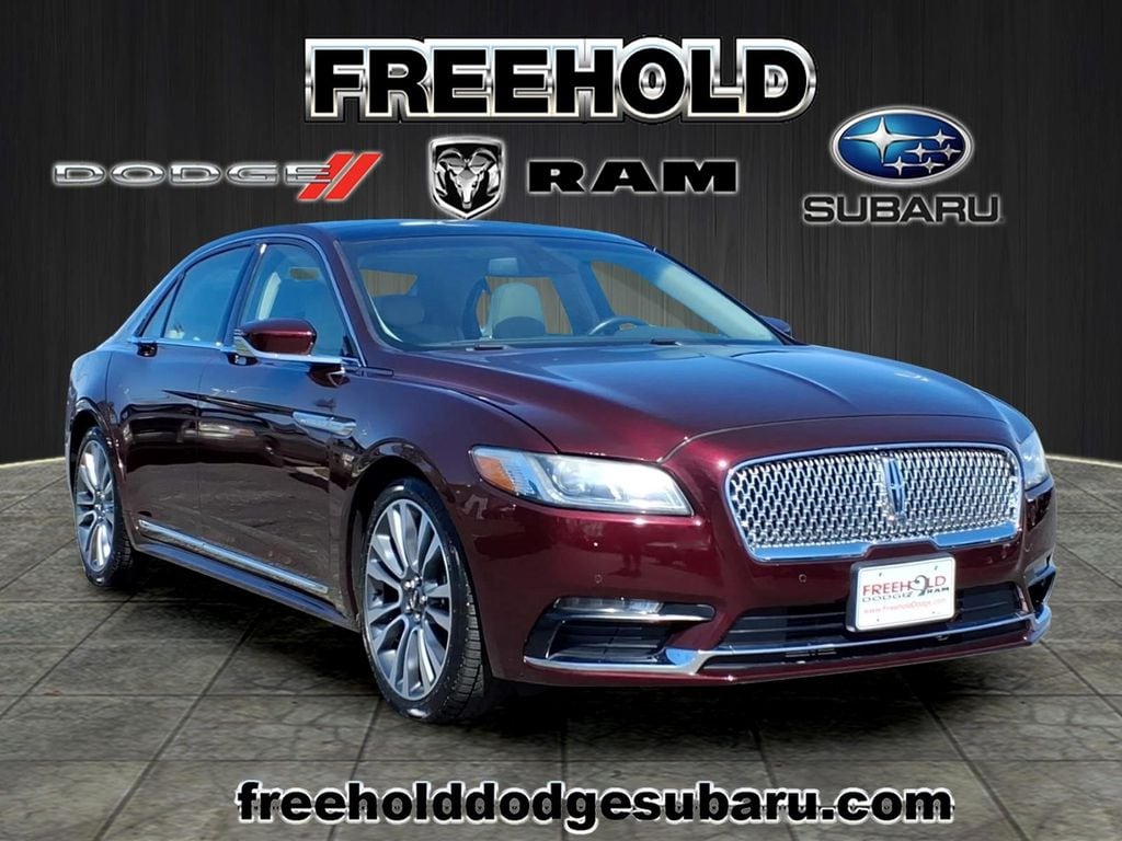 used 2017 Lincoln Continental car, priced at $18,600