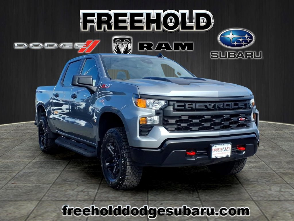 Used 2026 Chevrolet Silverado 1500 Custom Trail Boss Truck Crew Cab for Sale in Freehold, NJ, at Freehold Dodge