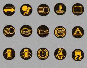 Dodge shop warning symbols