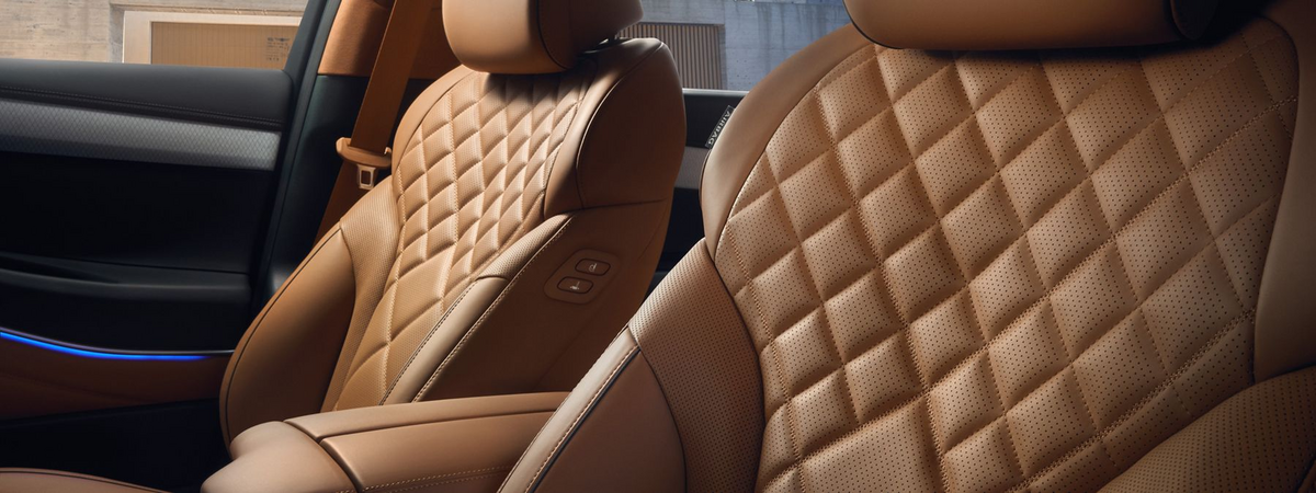 Front seats of the 2027 Genesis GV80