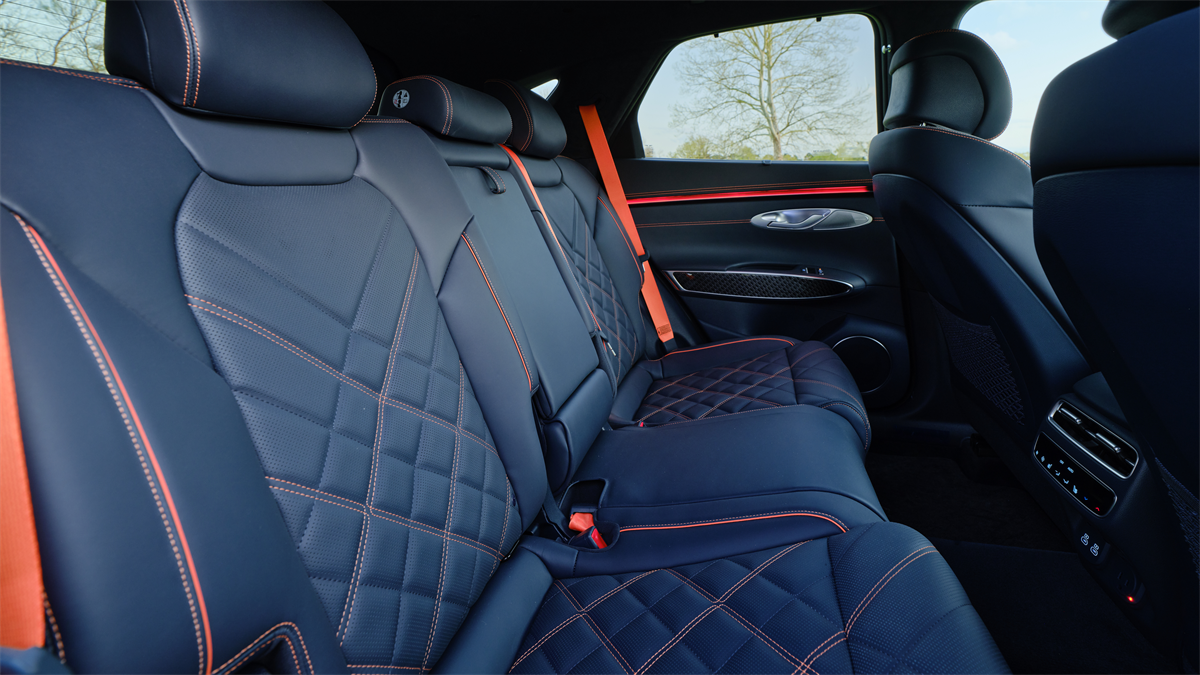 Back row of the 2026 Genesis GV70