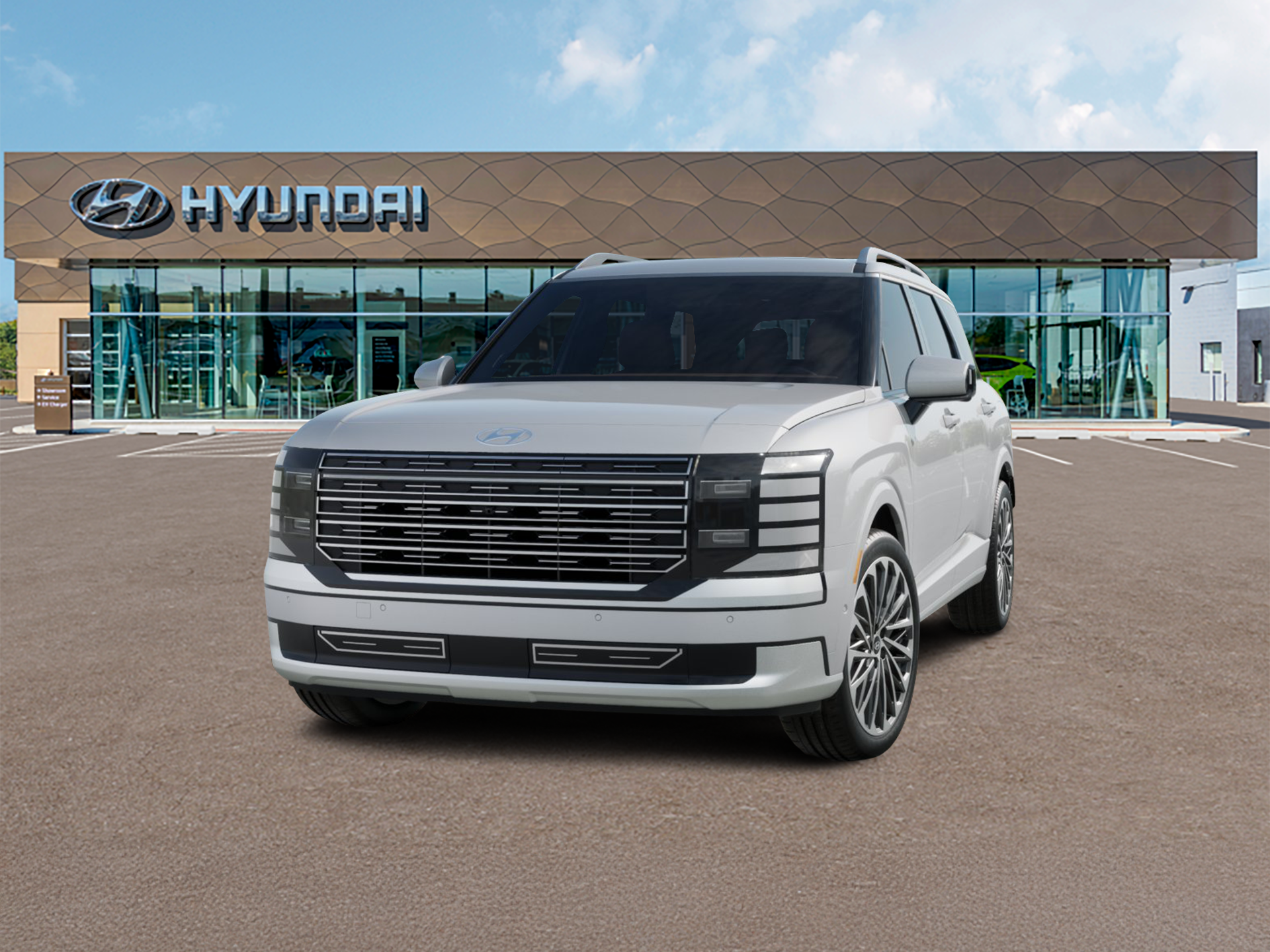 Creamy White Pearl 2027 Hyundai Palisade SUV / Crossover All-Wheel Drive 8-Speed Automatic