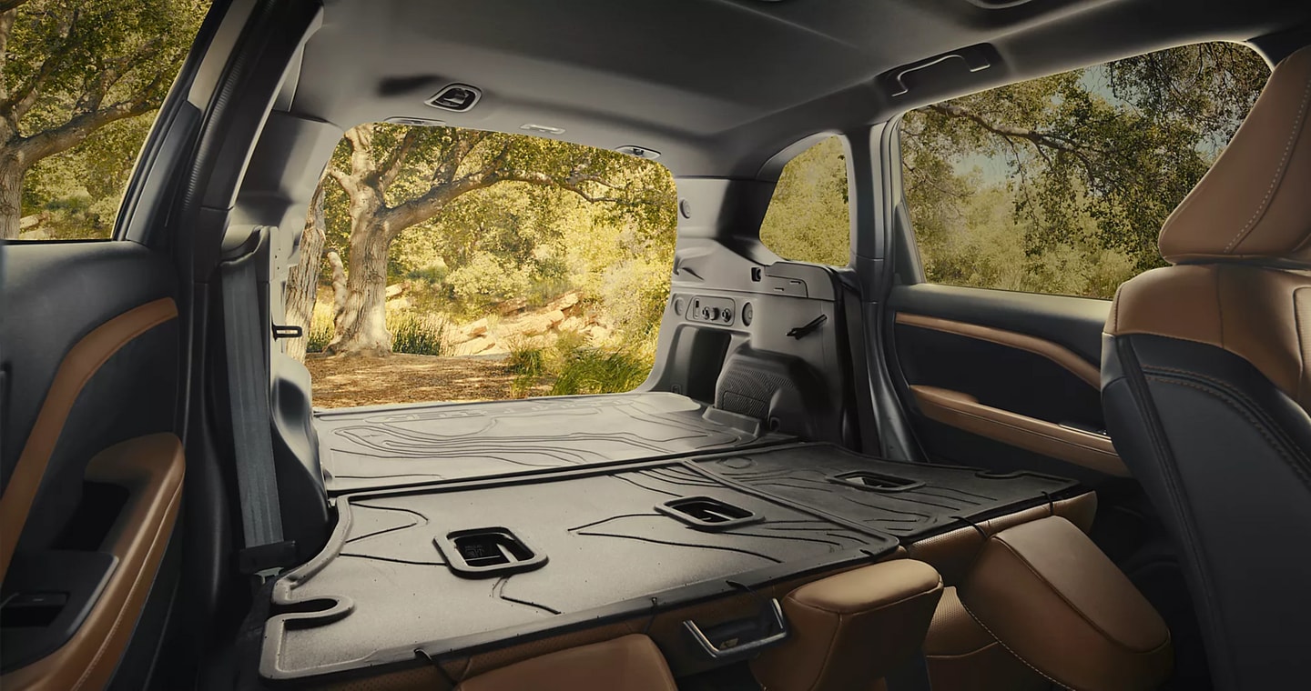 The cargo area of the 2026 Subaru Forester