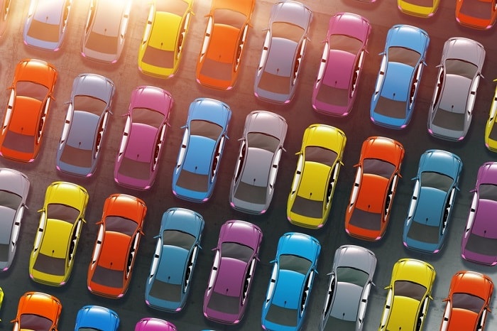 Rows of used cars in Freehold, NJ