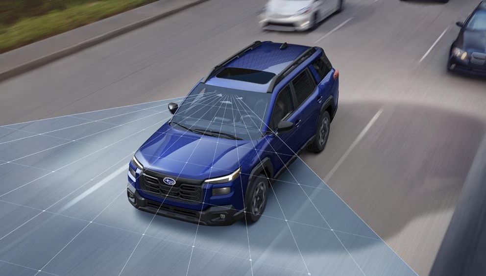 Subaru EyeSight Driver Assist Technology detecting surrounding vehicles