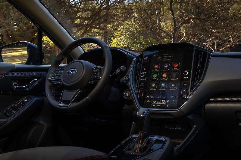The dashboard of the 2026 Subaru Crosstrek
