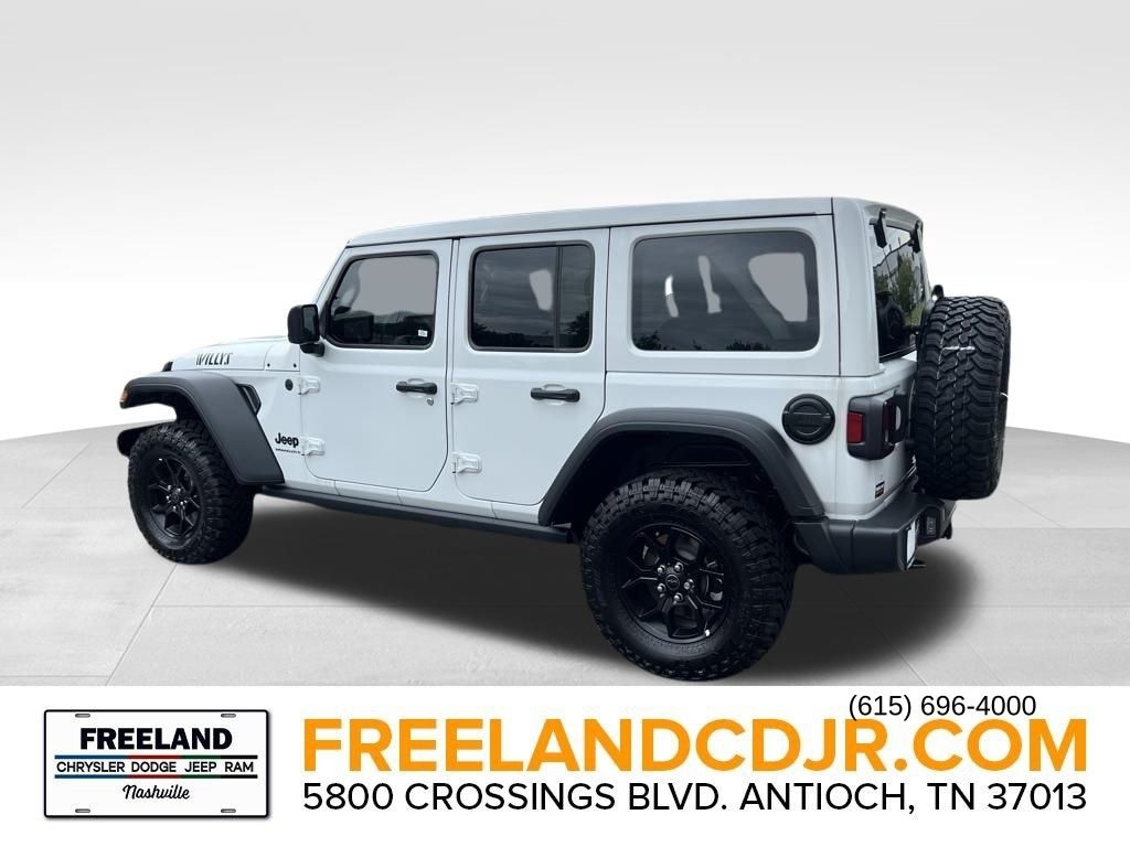 New 2025 Jeep Wrangler 4-DOOR WILLYS Sport Utility