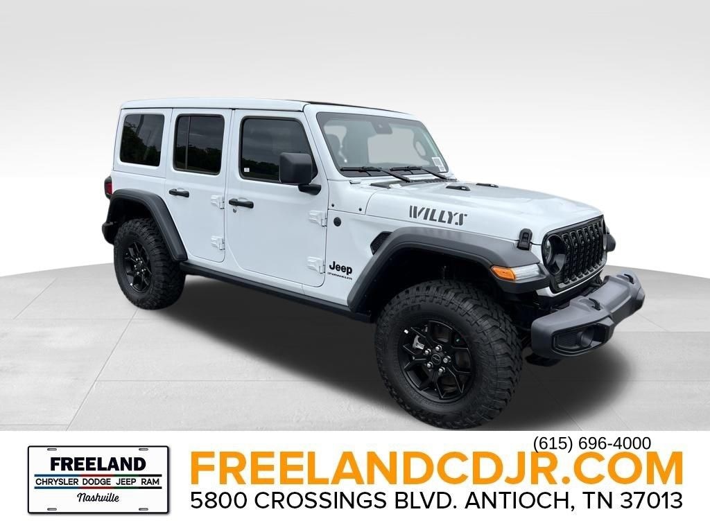 New 2025 Jeep Wrangler 4-DOOR WILLYS Sport Utility