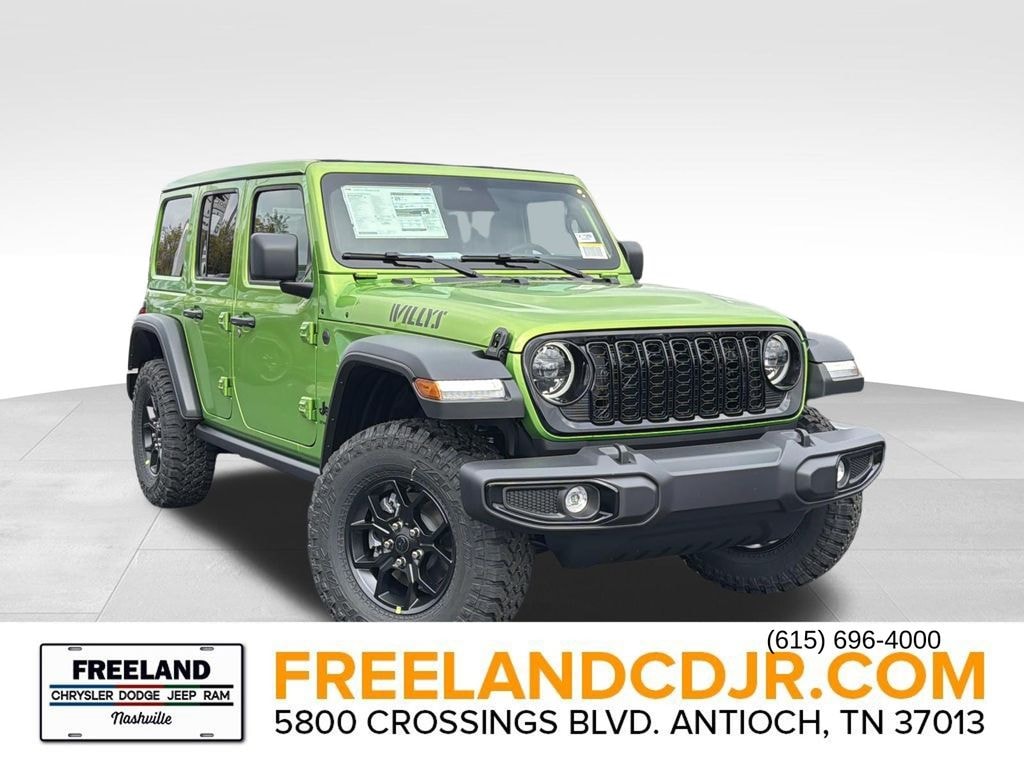New 2026 Jeep Wrangler 4-DOOR WILLYS Sport Utility