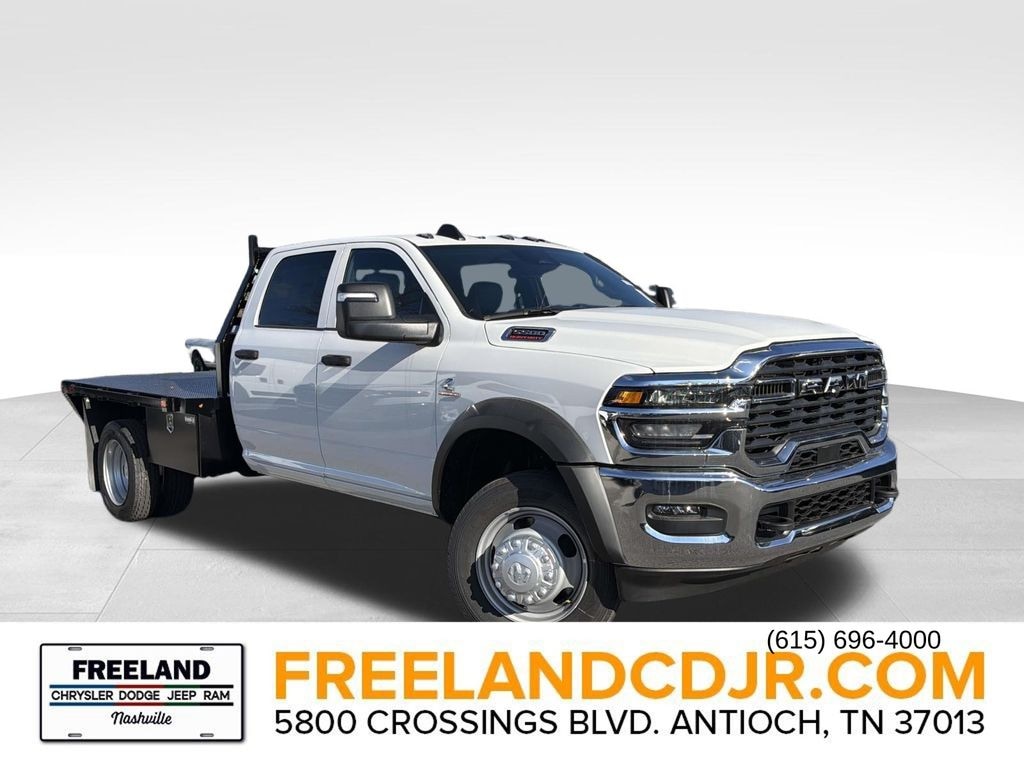 New 2025 Ram 5500 Chassis Cab TRADESMAN CREW 4X4 60' CA Pickup