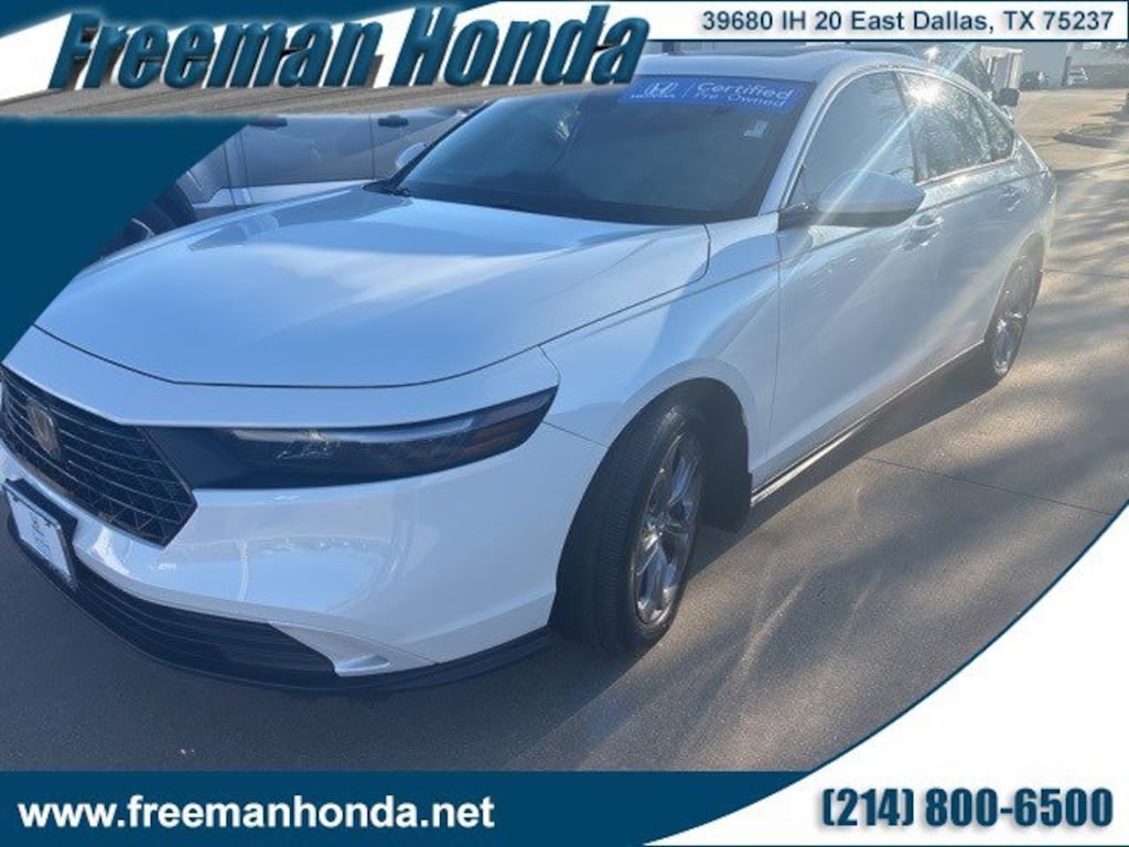 Certified 2024 Honda Accord EX Sedan