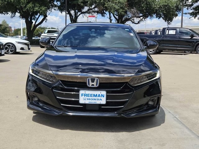 Used 2022 Honda Accord Hybrid Sport with VIN 1HGCV3F2XNA035186 for sale in Dallas, TX