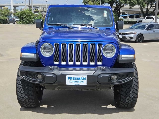 Used 2019 Jeep Wrangler Unlimited Sahara with VIN 1C4HJXEN0KW510684 for sale in Dallas, TX