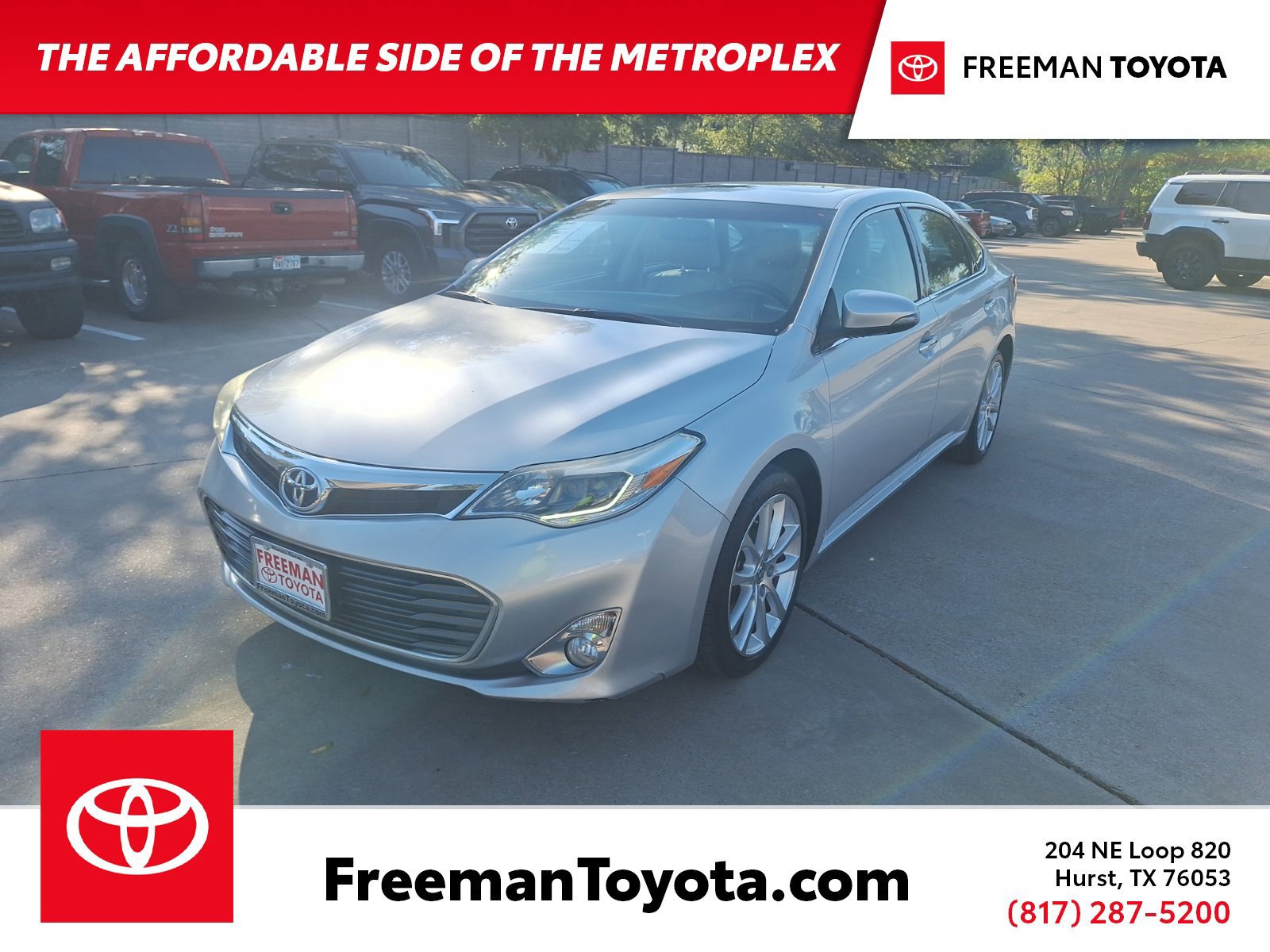 Used 2014 Toyota Avalon Limited with VIN 4T1BK1EB3EU110281 for sale in Hurst, TX