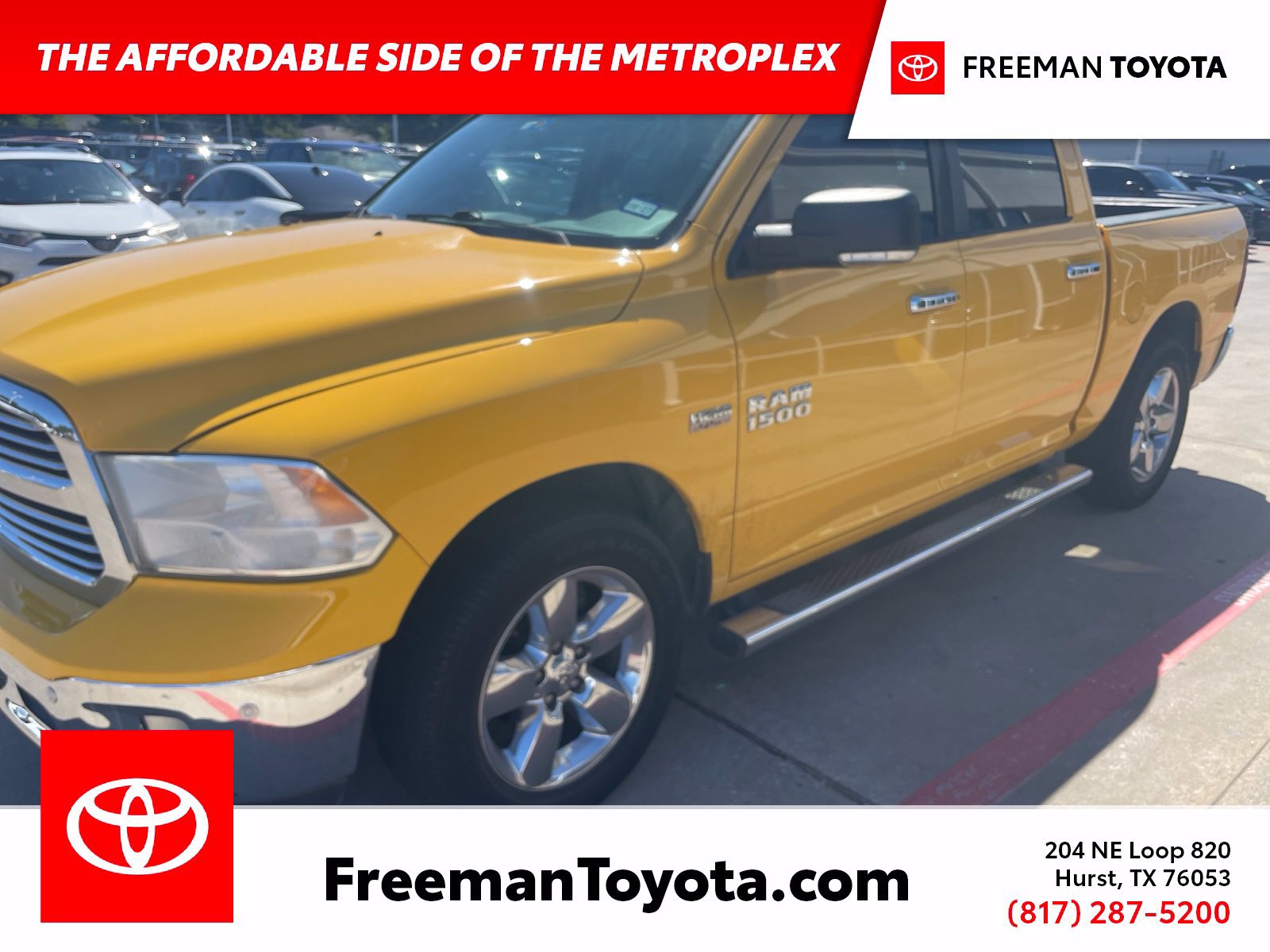 Used 2016 RAM Ram 1500 Pickup Lone Star with VIN 1C6RR6LT1GS341189 for sale in Hurst, TX