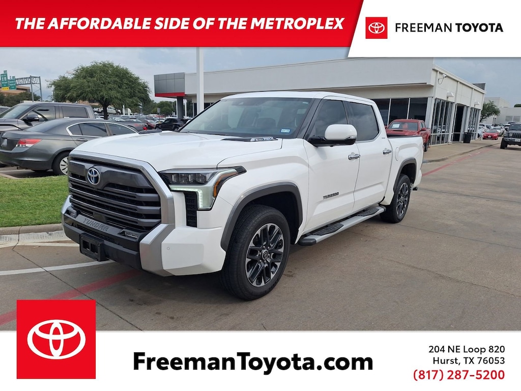 Used 2023 Toyota Tundra Hybrid 4WD - Premium Pkg - Power Pkg Truck CrewMax