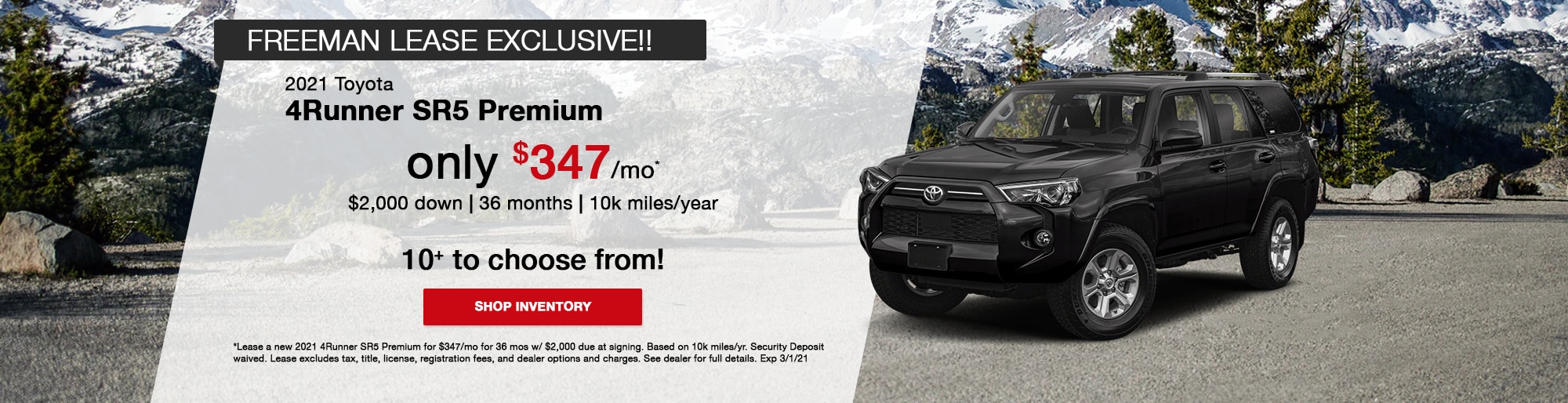 Freeman Toyota New & Used Toyota Dealer in Hurst Serving Fort Worth