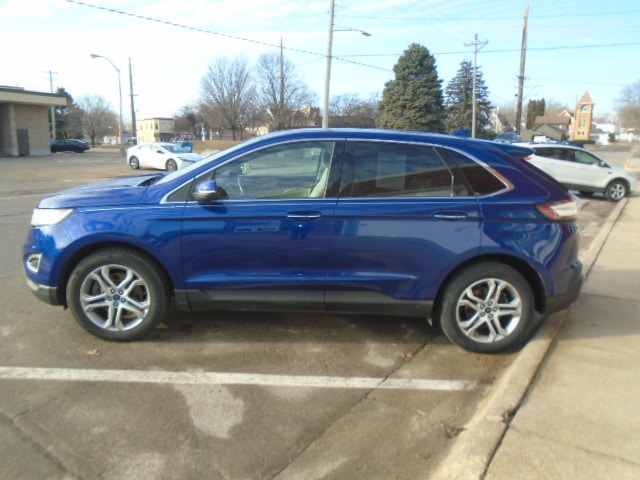 Used 2015 Ford Edge Titanium with VIN 2FMTK4K91FBB45254 for sale in Monticello, IA