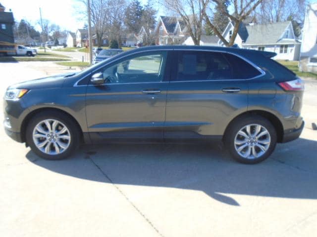 Used 2019 Ford Edge Titanium with VIN 2FMPK4K94KBB55224 for sale in Monticello, IA