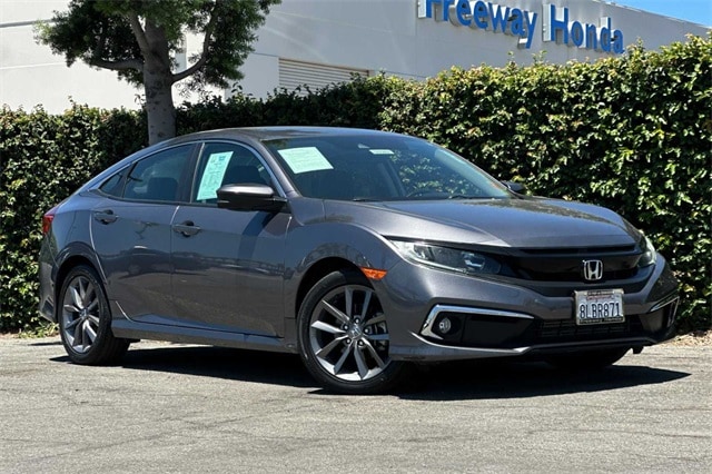 Used 2019 Honda Civic EX-L with VIN 19XFC1F75KE207490 for sale in Santa Ana, CA