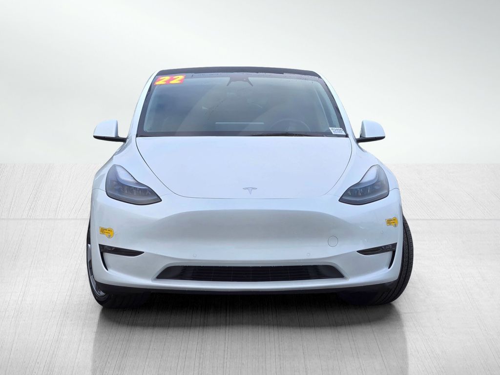 Used 2022 Tesla Model Y Long Range with VIN 7SAYGDEE2NF553724 for sale in Newark, CA