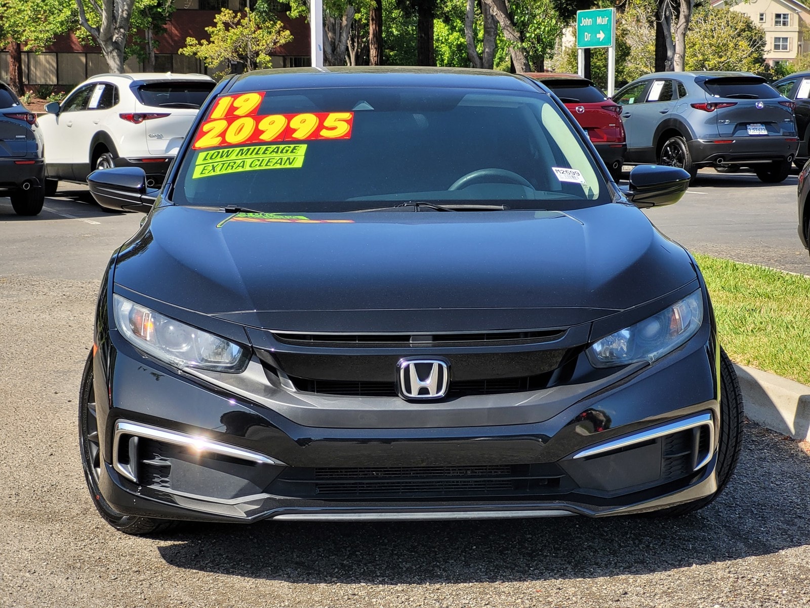 Used 2019 Honda Civic LX with VIN 2HGFC2F6XKH534986 for sale in Newark, CA