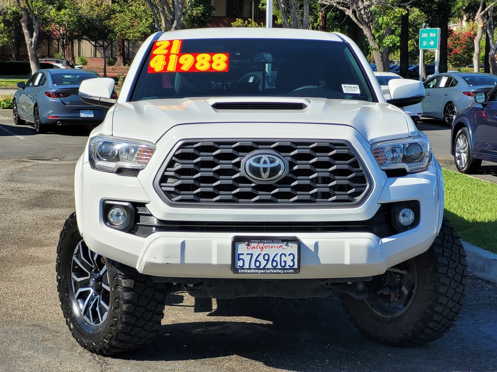 Used 2021 Toyota Tacoma TRD Sport with VIN 3TMCZ5AN2MM434935 for sale in Newark, CA