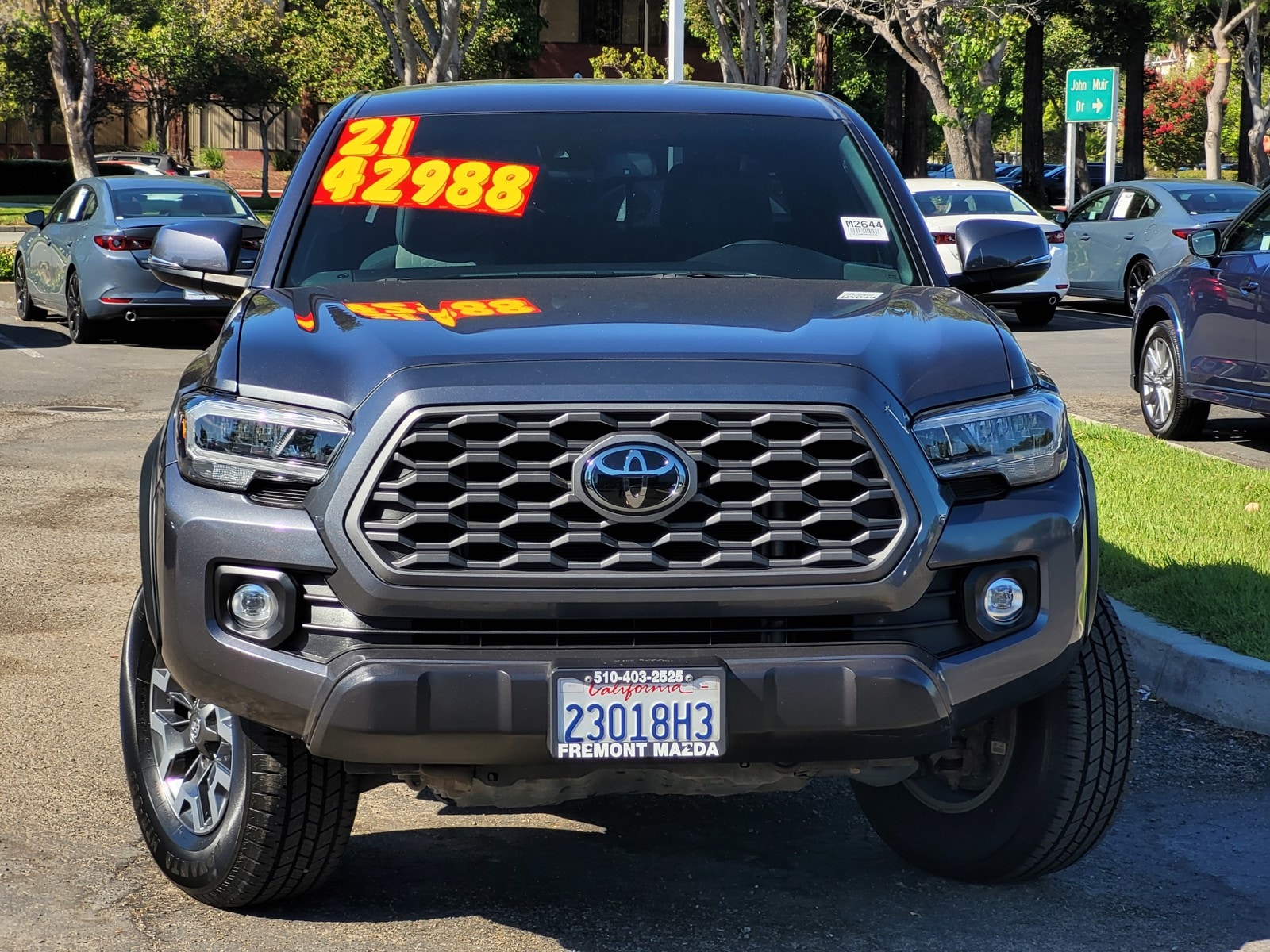 Used 2021 Toyota Tacoma TRD Off Road with VIN 3TMCZ5AN5MM444472 for sale in Newark, CA